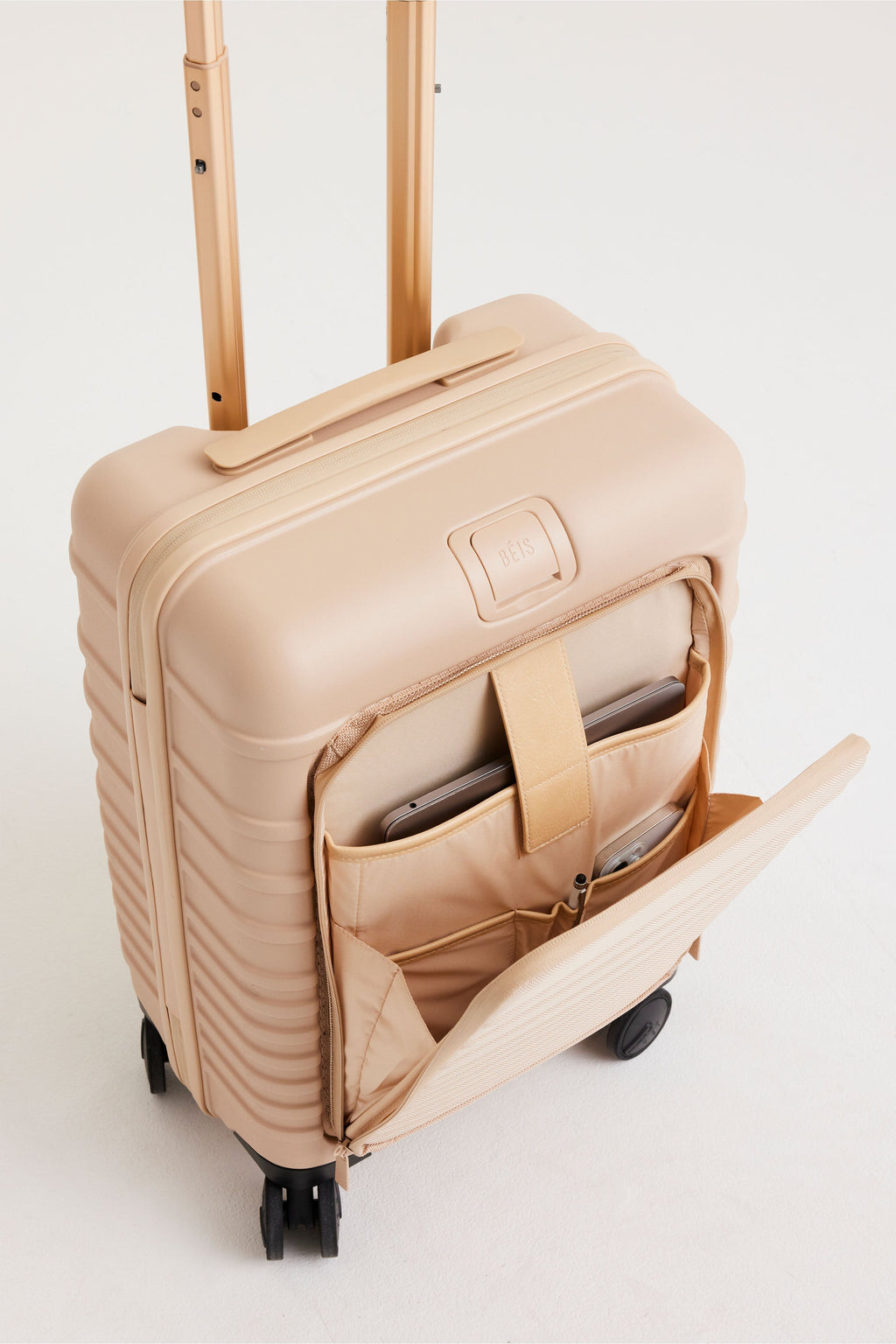 Resale The Front Pocket Carry-On Roller in Beige - Image 4