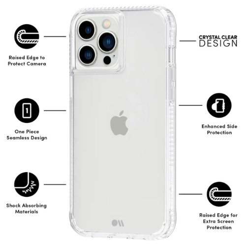Case-Mate Tough Series Case - Clear - iPhone 13 Pro Max - Image 3