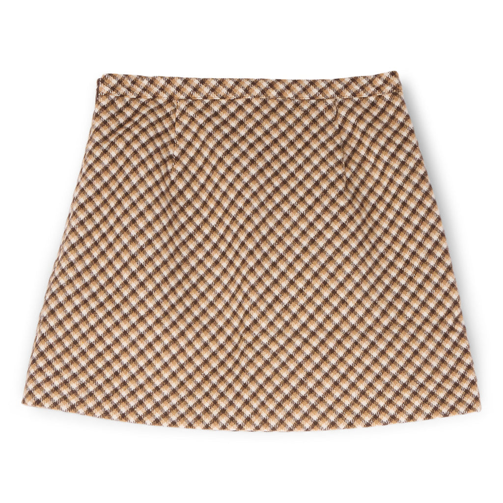 House of Sunny Retro Blanket Skirt (Blonde Multi) - Image 2