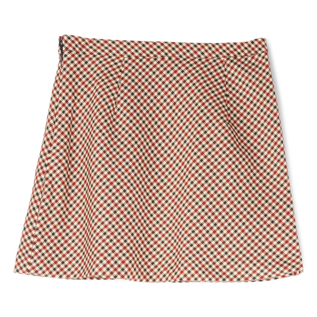 House of Sunny The Marie Skirt (Wine Multi) - Image 2