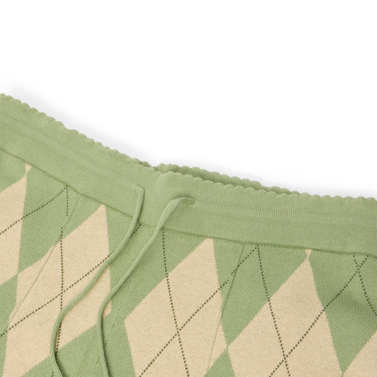 House of Sunny Argyle Lounge Pant (Matcha) - Image 2