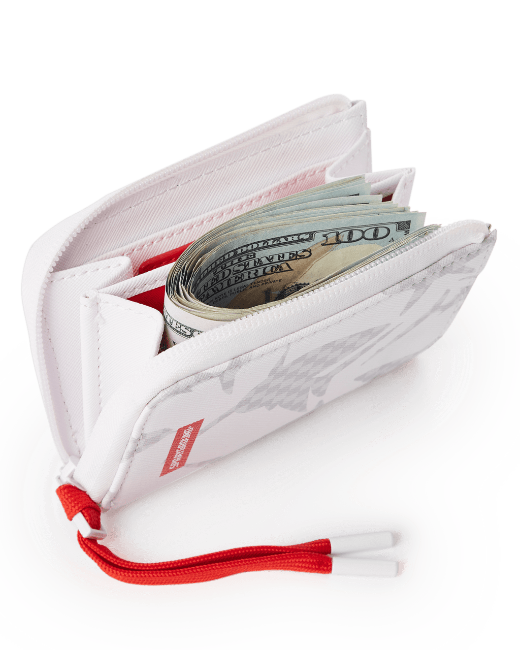 Shark Check (White) Wallet - Image 5