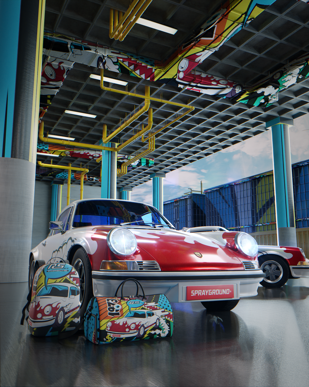 Porsche 1972 Collab Duffle (Only 1,911 Units Made) - Image 4