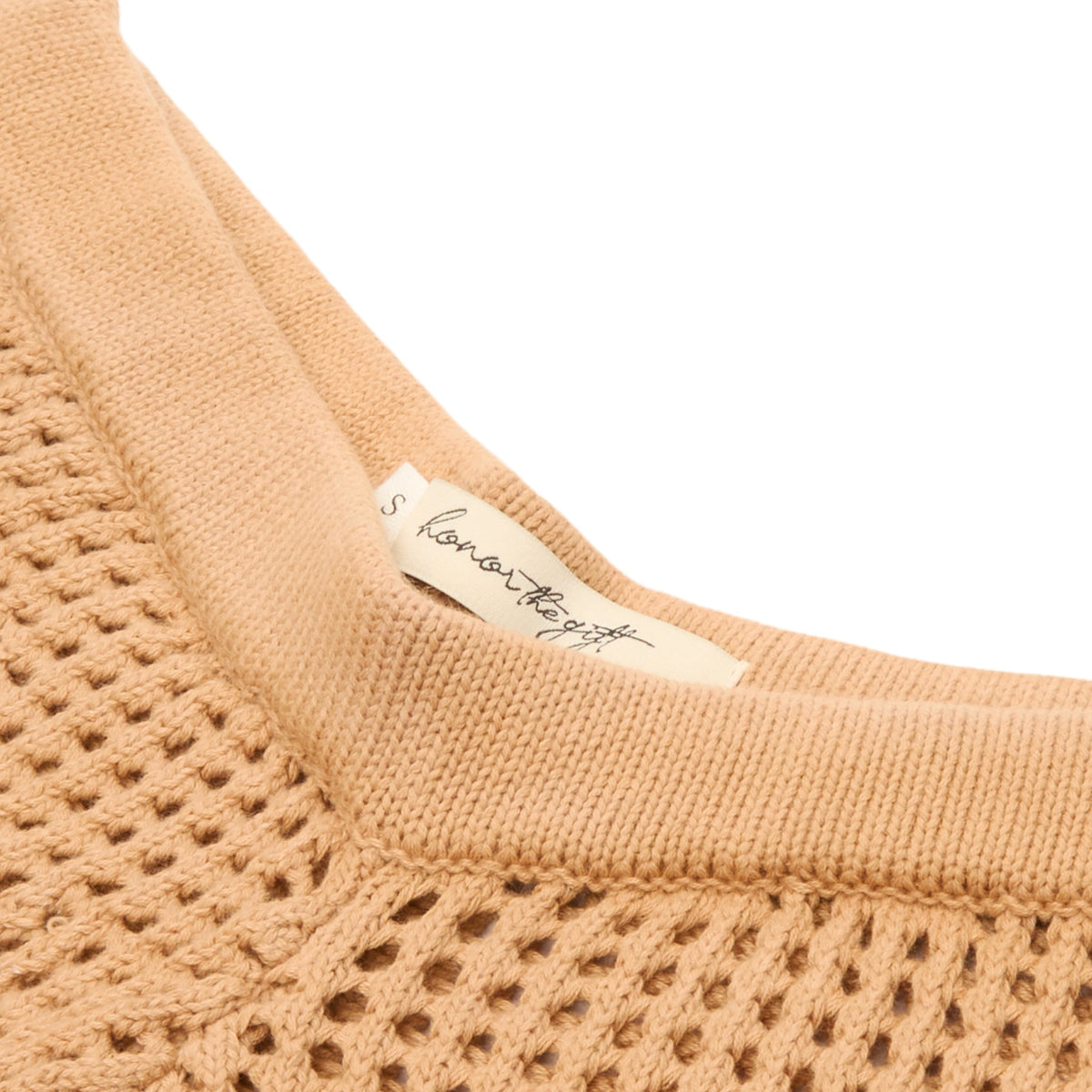 Honor The Gift B-Summer Crochet Ombre Pant (Tan) - Image 3