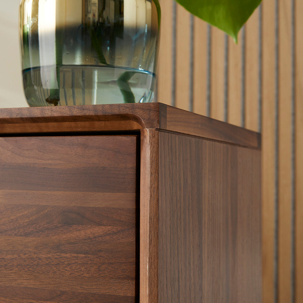 Wright Walnut Chest of 3 Drawers - Image 3