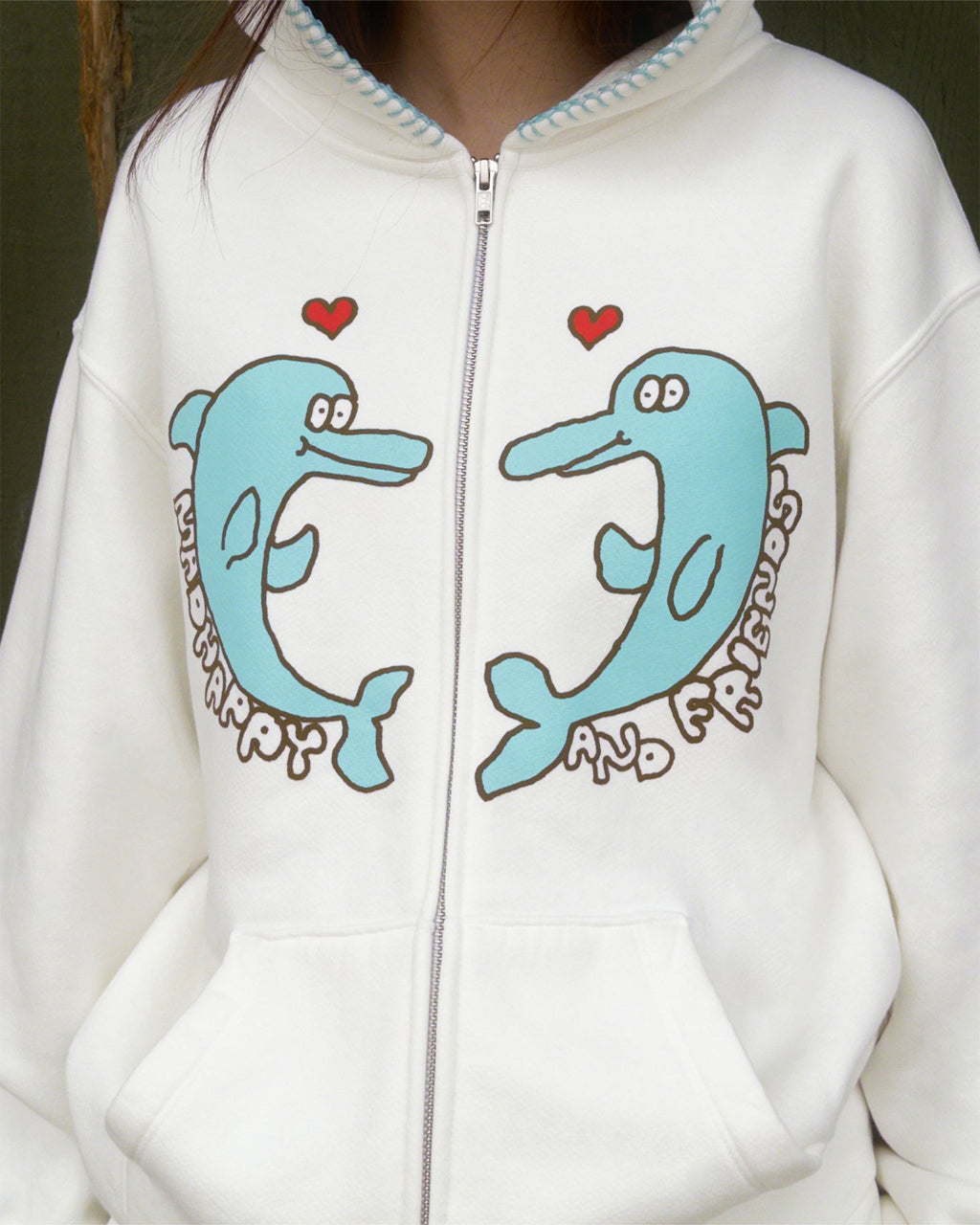 Dolphin Fleece Zip Up - Image 2