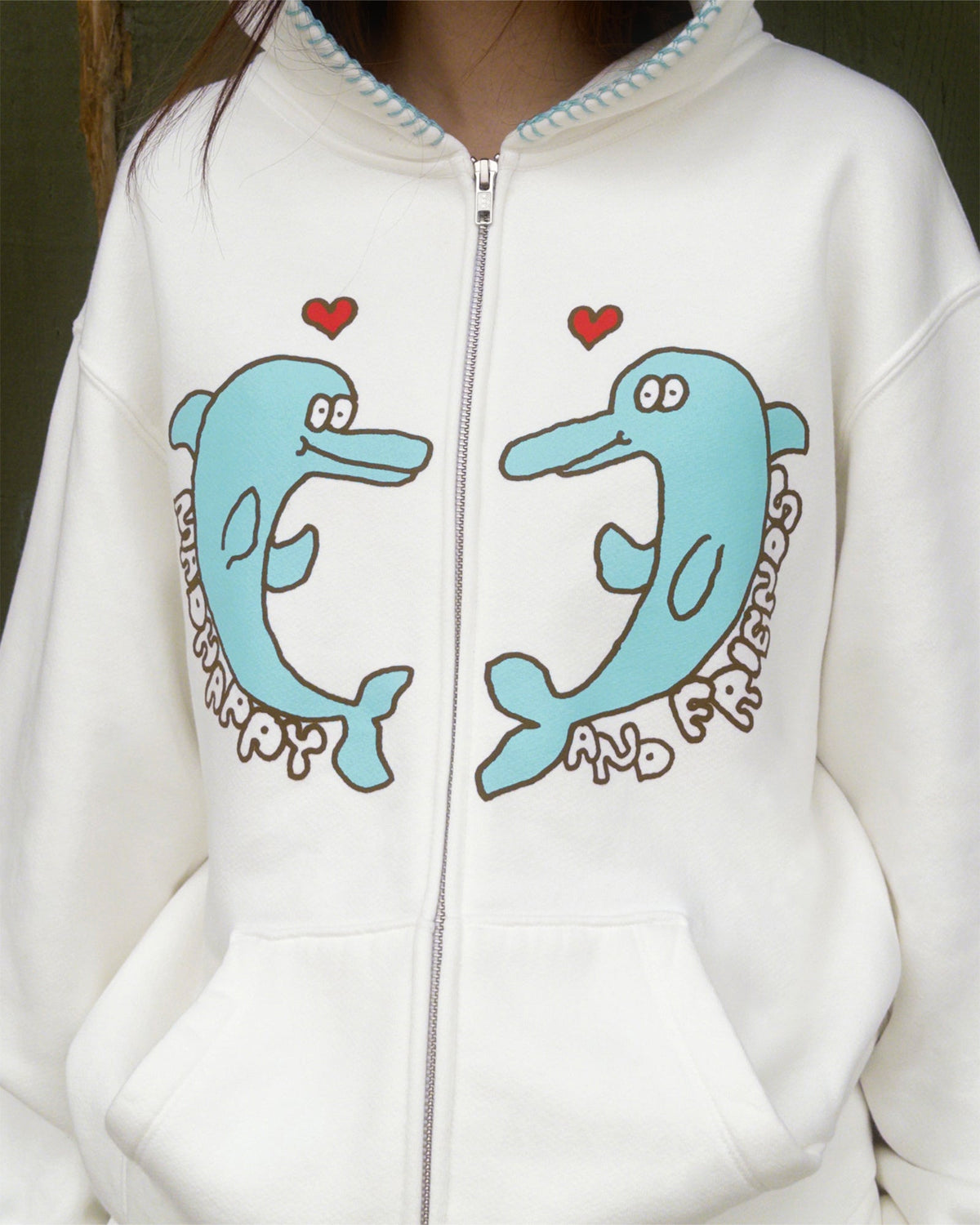 Dolphin Fleece Zip Up - Image 2