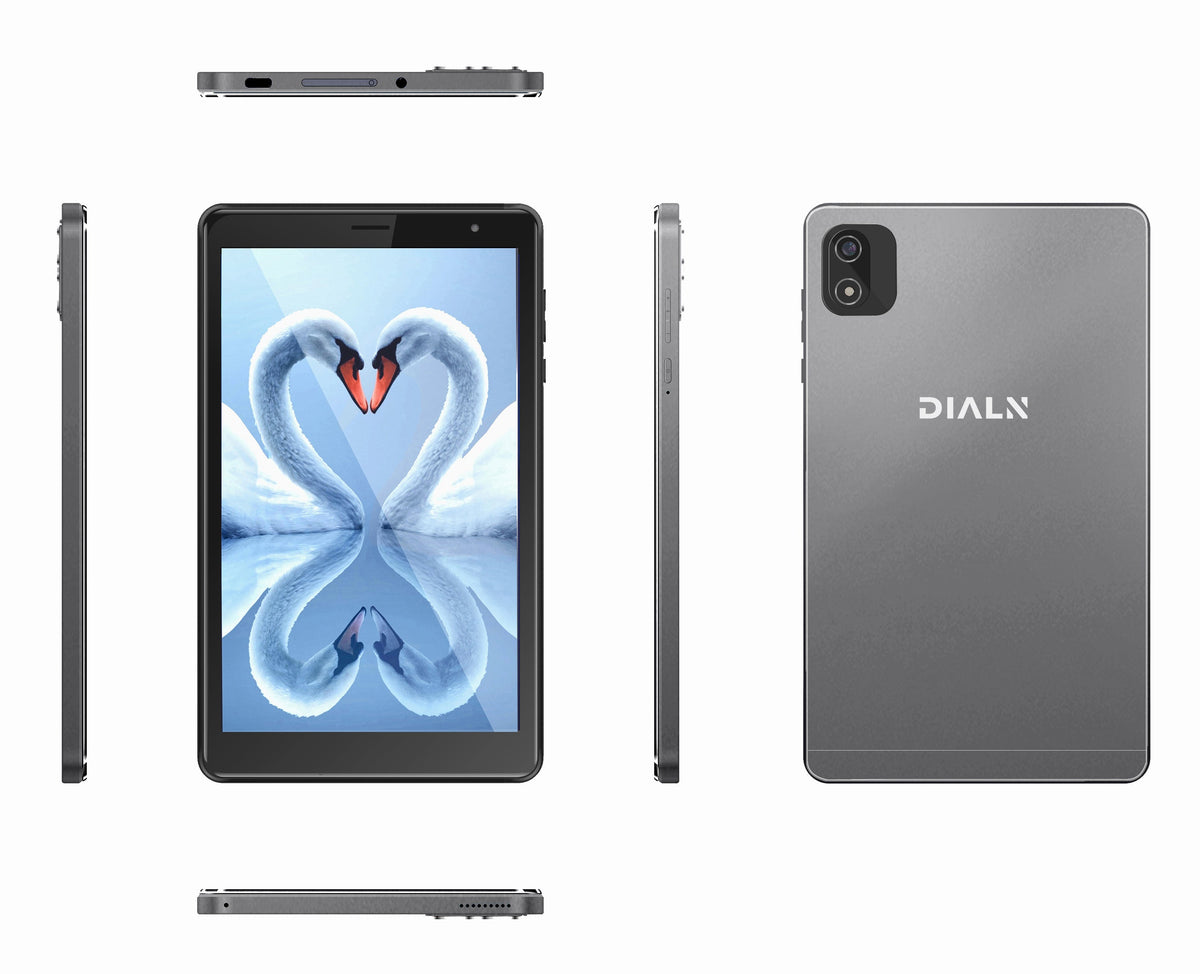 DIALN X8G Android 13 Tablet - 8" HD+ Display, 4G LTE, Android 13, Quad Core, 3GB RAM, 64GB Storage, Dual Cameras - Image 7