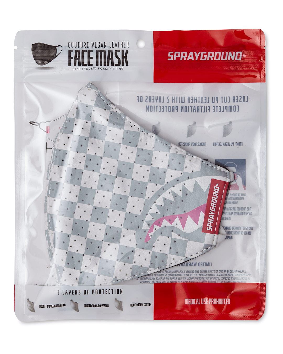 Rose All Day Vegan Leather Face Mask - Image 7