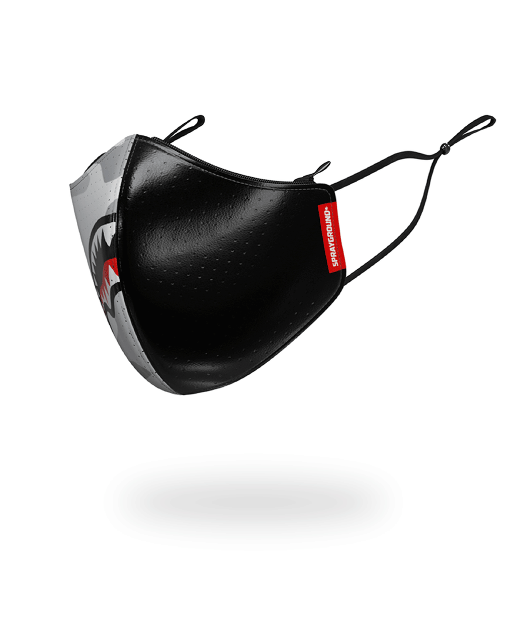 Damage Control Stash Pocket Vegan Leather Face Mask - Image 3