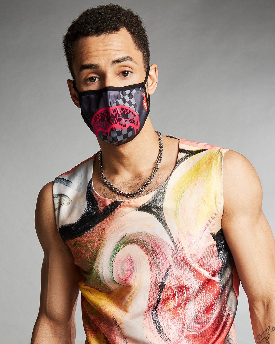3AM Pink Drip Face Mask - Image 2