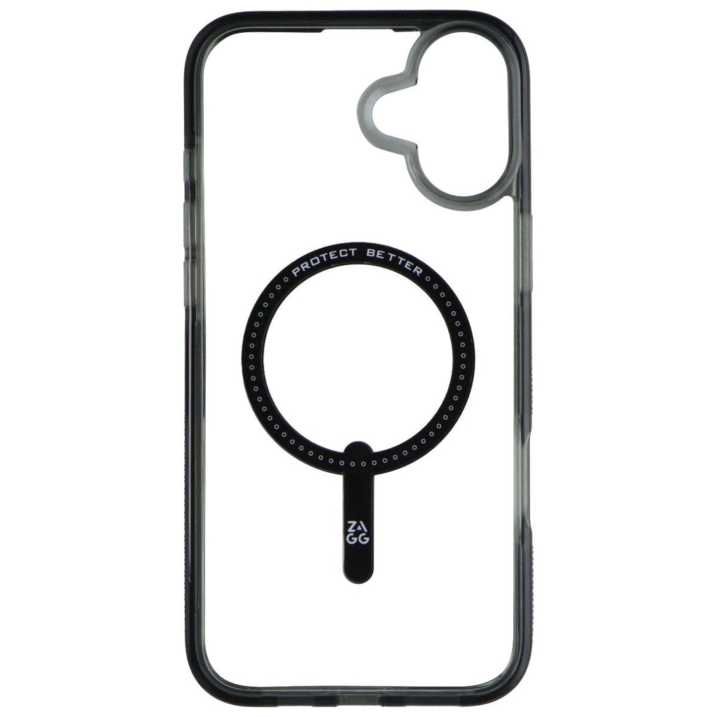 ZAGG Santa Cruz Snap Case for MagSafe for Apple iPhone 16 Plus - Clear/Black - New - Image 3