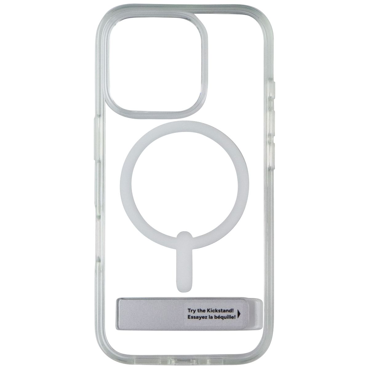 ZAGG Crystal Palace Snap Kickstand Case for MagSafe for iPhone 16 Pro - Clear - New - Image 2