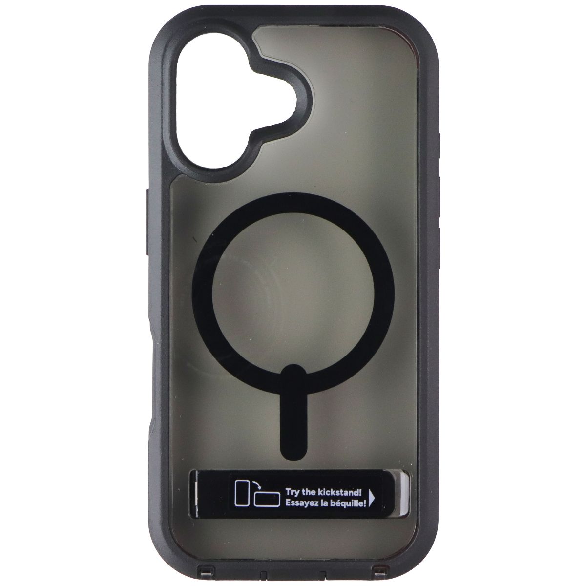 ZAGG Rainier Case with Kickstand for MagSafe for Apple iPhone 17 - Smoke - New - Image 2