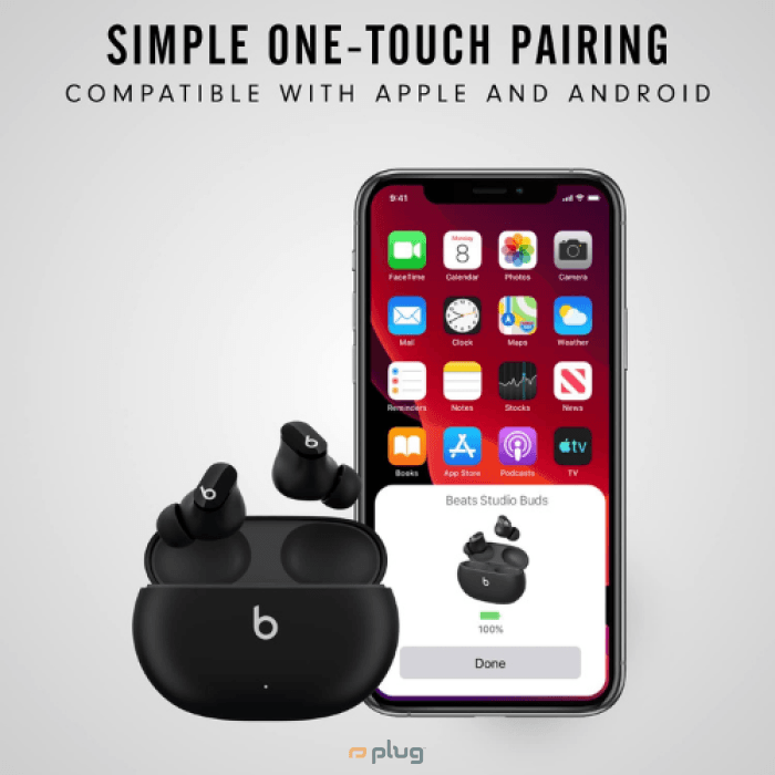Beats Studio Buds - True Wireless Noise Cancelling Earphones - Black - Image 7