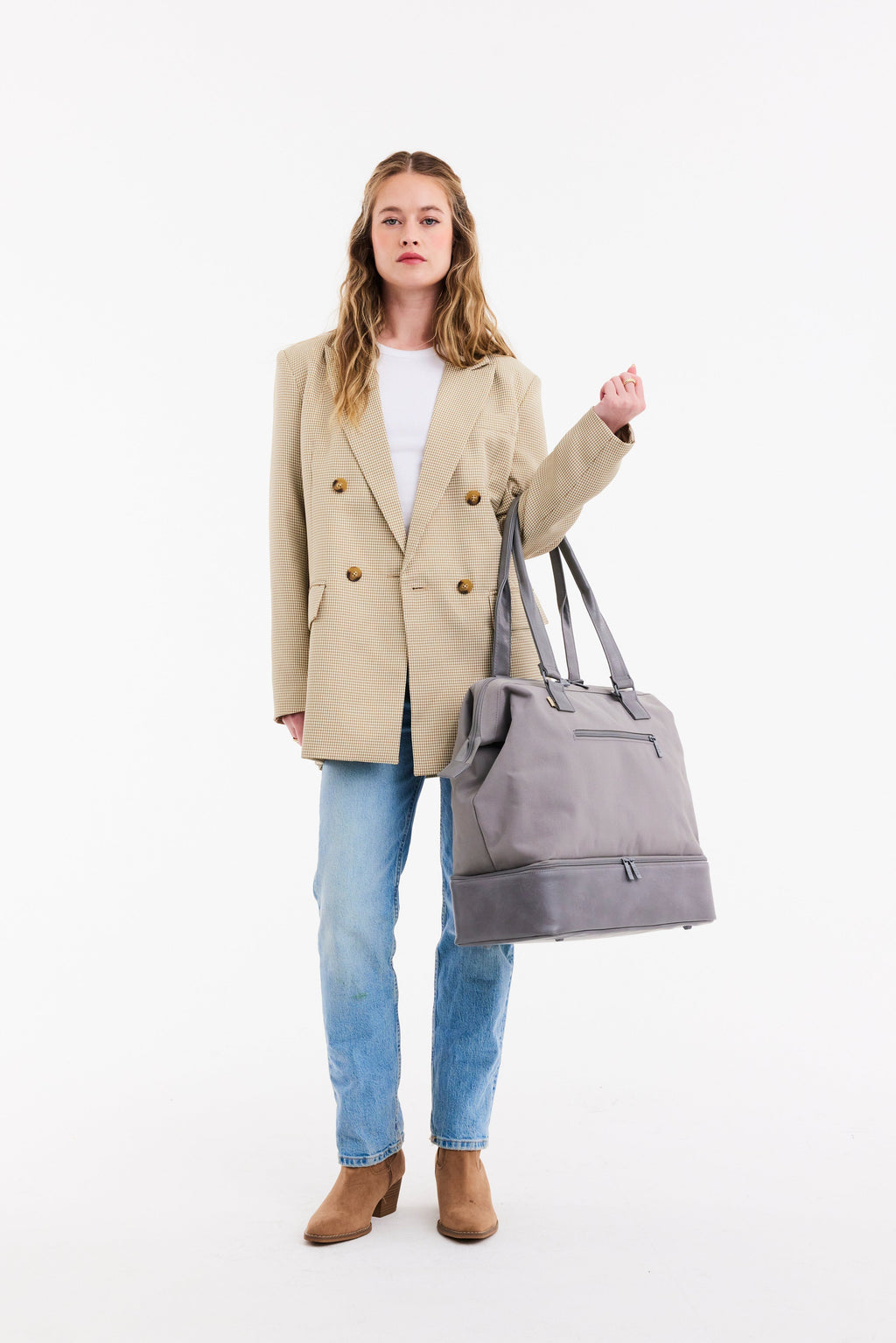 The Mini Weekender in Grey - Image 5