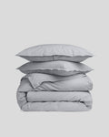 Brushed Cotton Duvet Cover Set - Sky F/Q