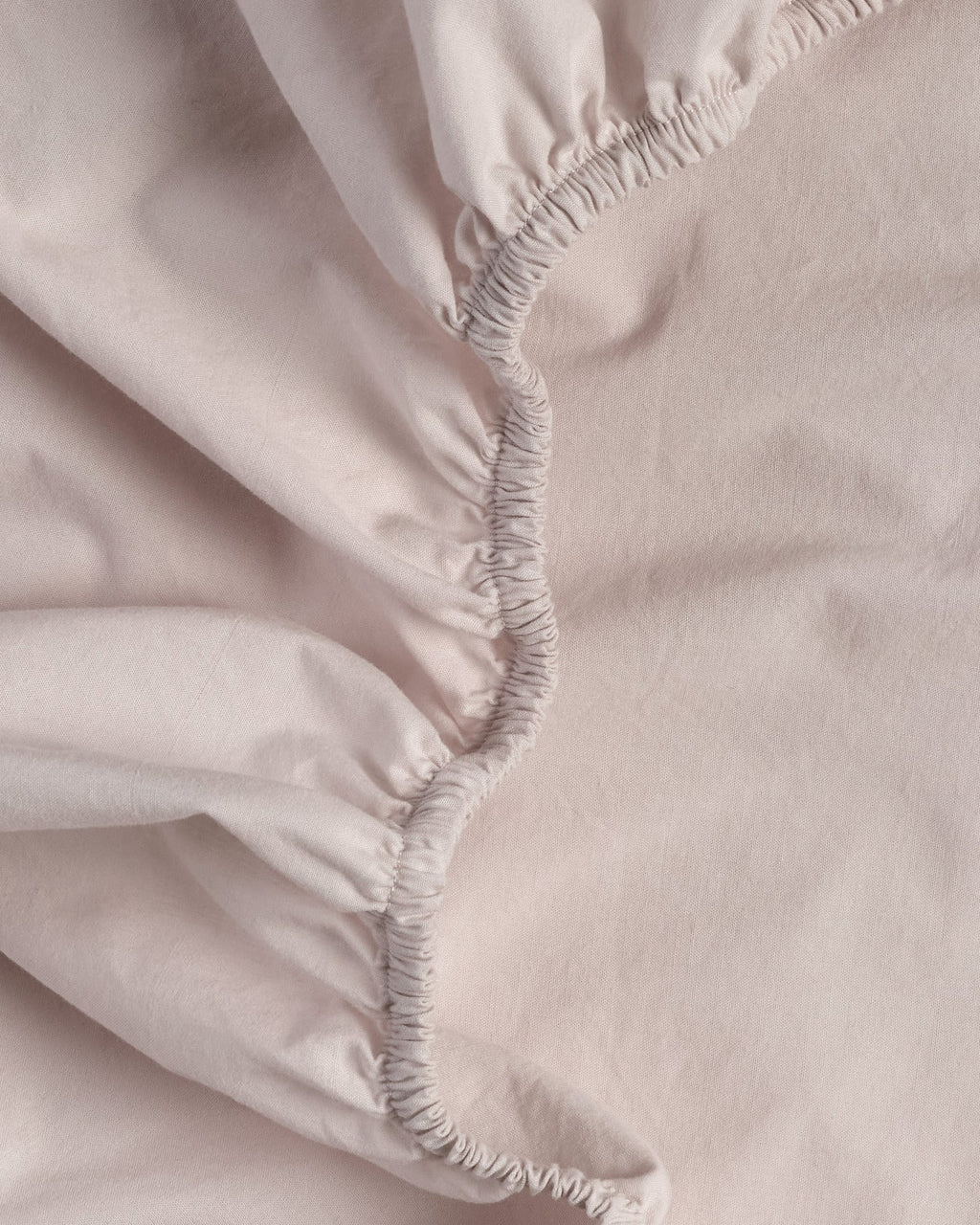 Brushed Cotton Fitted Sheet (Blush) - Image 3