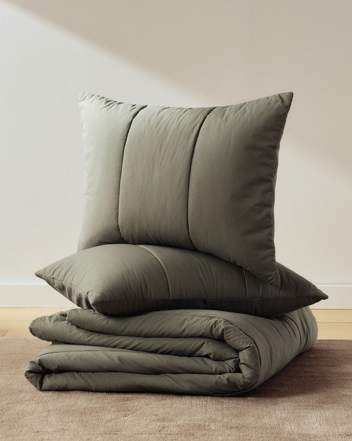 Brushed Cotton Quilt (Moss) - Image 7