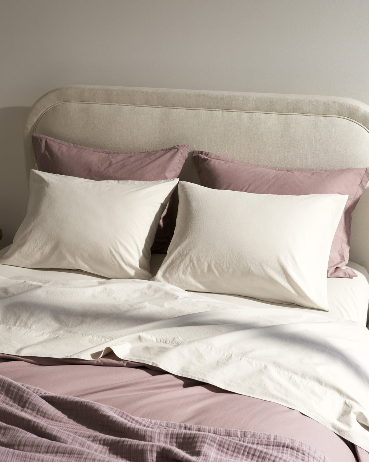 Brushed Cotton Sheet Set - Bone TW/XL - Image 2