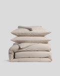 Brushed Cotton Venice Set - Bone Check/Stripe F/Q