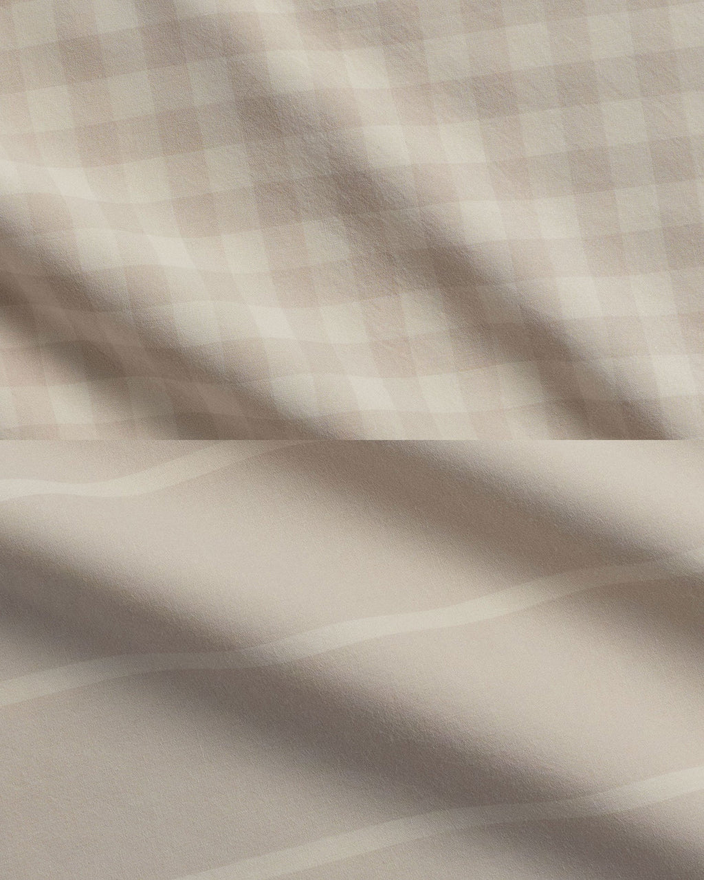 Brushed Cotton Venice Set - Bone Check/Stripe F/Q - Image 3