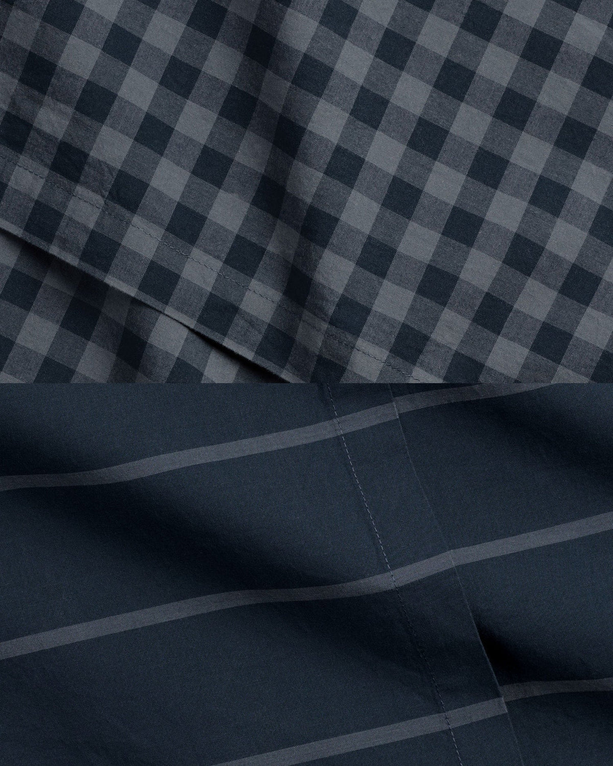 Brushed Cotton Venice Set - Dusk Check/Stripe TW/XL - Image 3