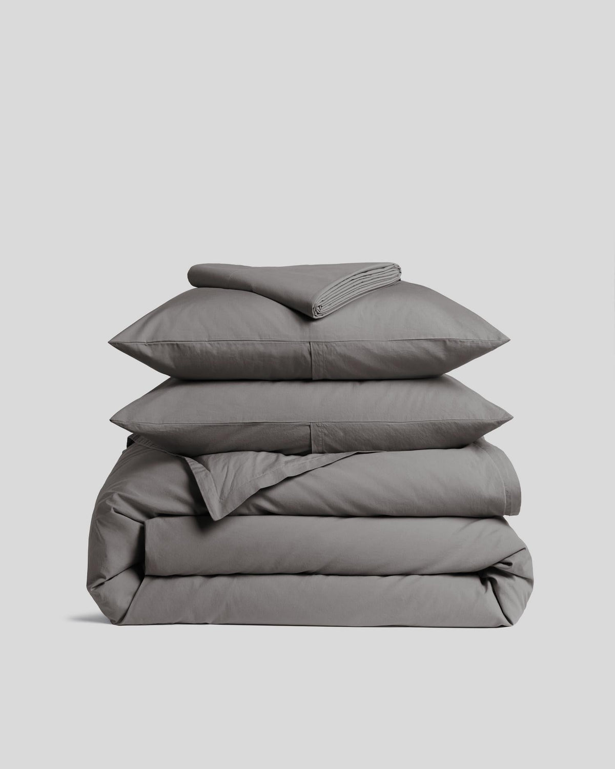 Brushed Cotton Venice Set - Pebble F/Q