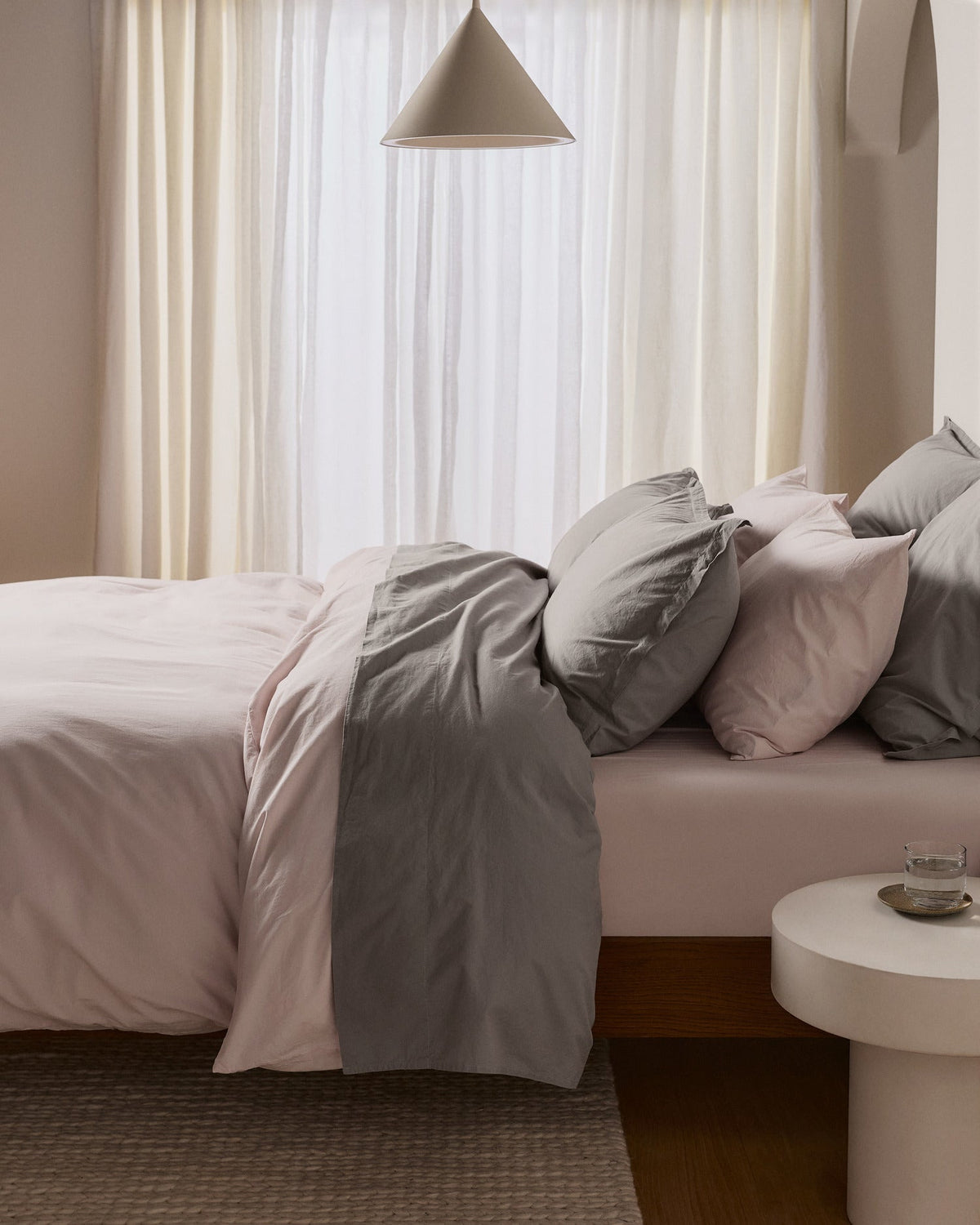 Brushed Cotton Venice Set - Blush K/CK - Image 4