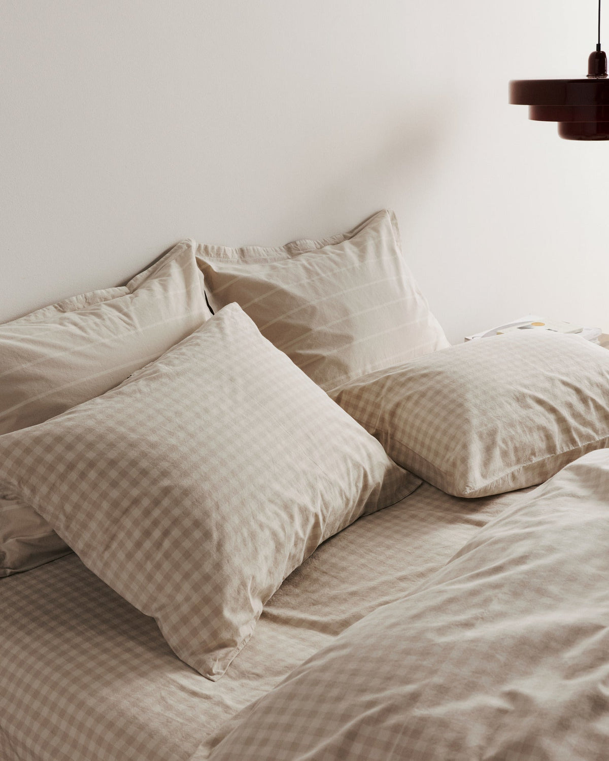 Brushed Cotton Bundle - Bone Check/Stripe F/Q - Image 4