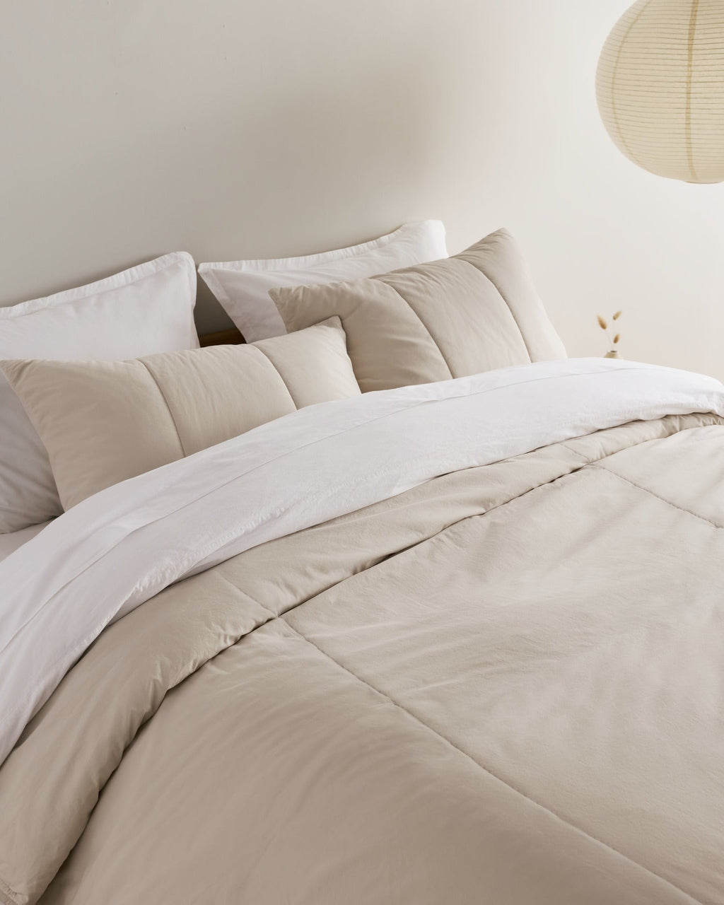 Brushed Cotton Quilt (Bone) - Image 4