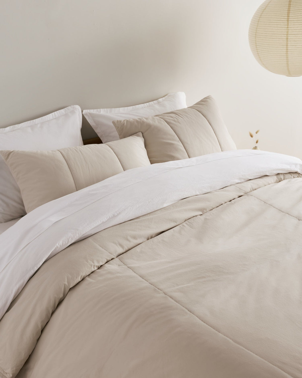 Brushed Cotton Quilt (Bone) - Image 4
