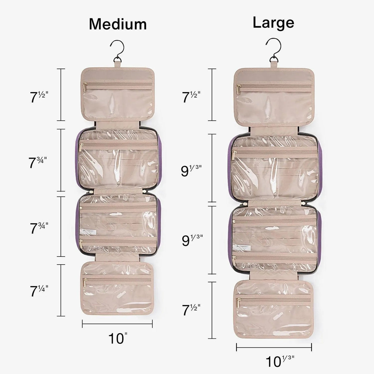 Bonchemin Purple The Space Saver Toiletry Bag - Image 7