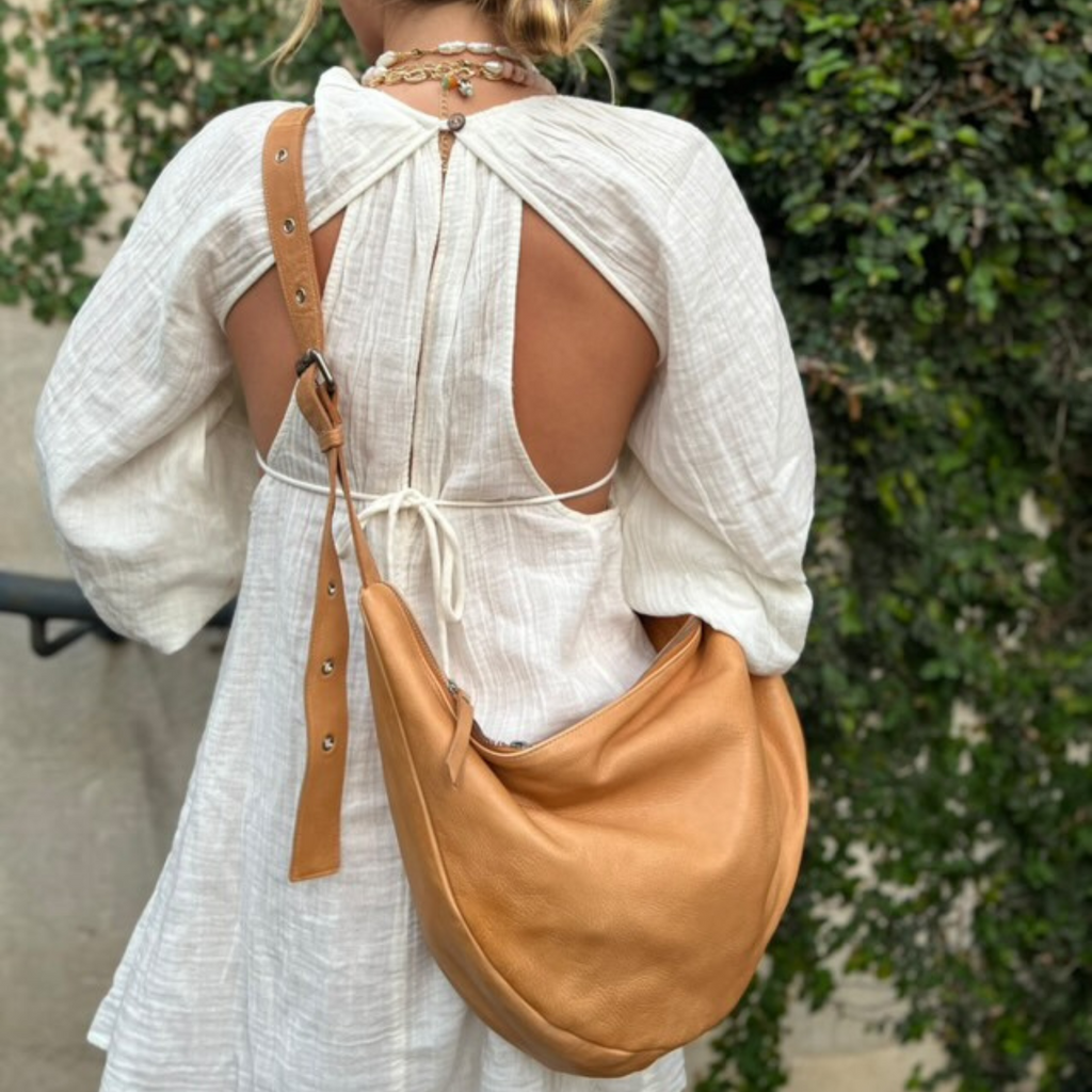 Cabo Oversized Leather Sling Bag - Image 21