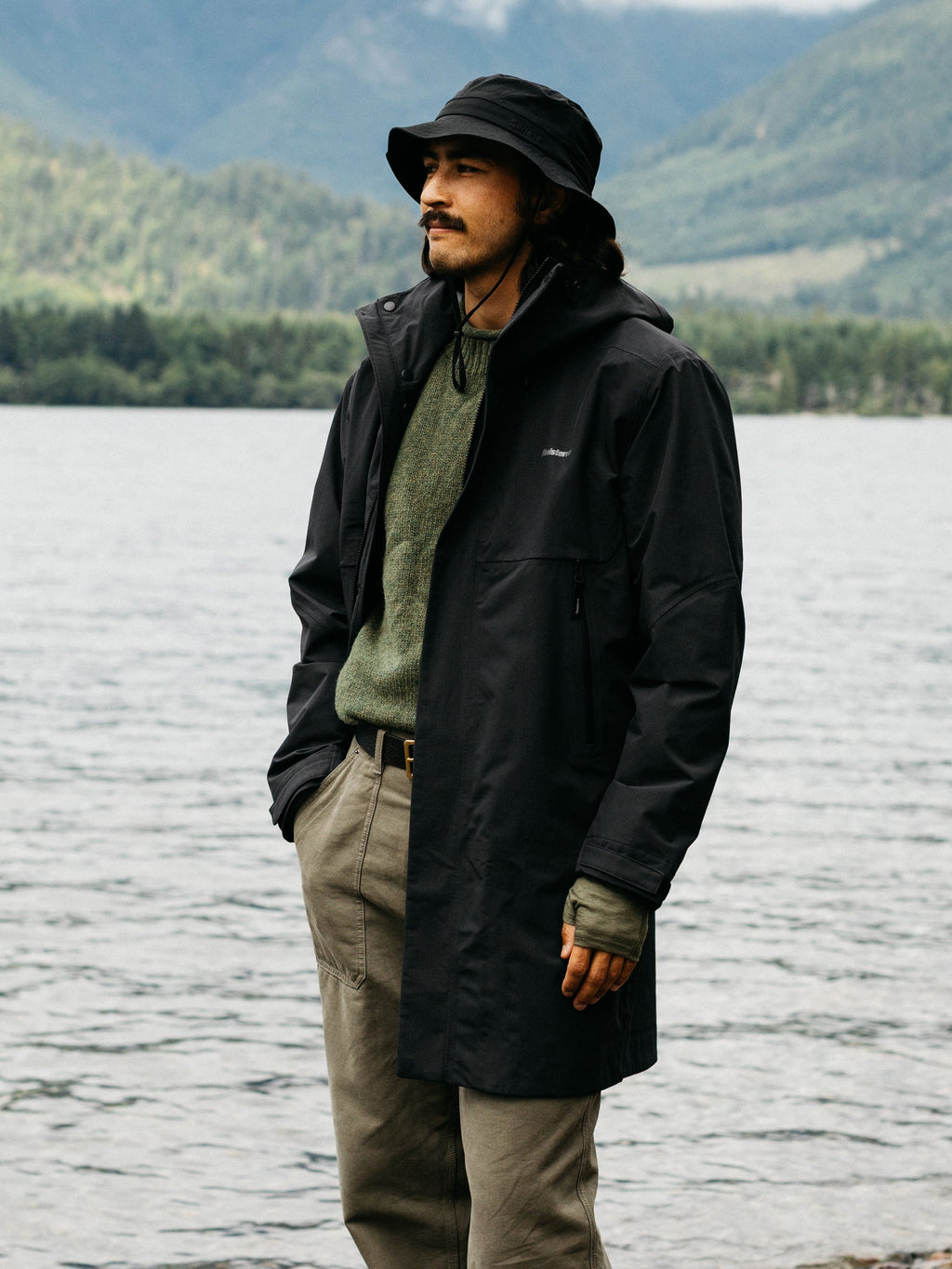 Men's Longline Stormbird Waterproof Jacket - Image 2