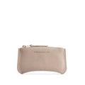 'Almost Perfect' Canoe Zip Pouch - Taupe / Small