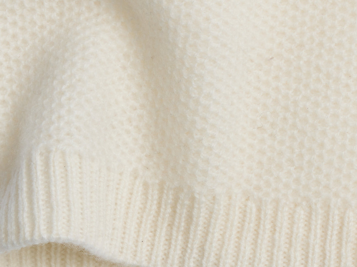 Cashmere Baby Hat (Ivory) - Image 3