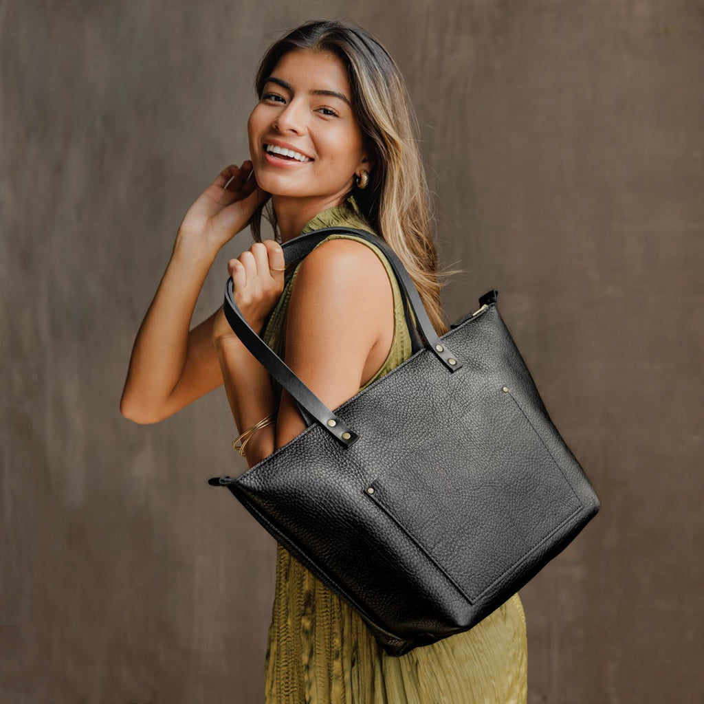 'Almost Perfect' Leather Tote Bag - Image 181