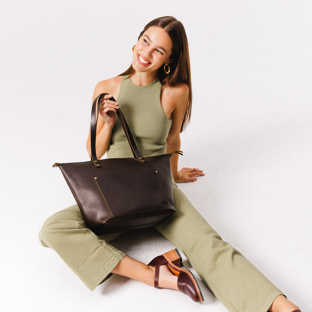 'Almost Perfect' Leather Tote Bag - Image 198
