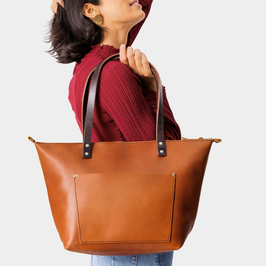 'Almost Perfect' Leather Tote Bag - Image 188