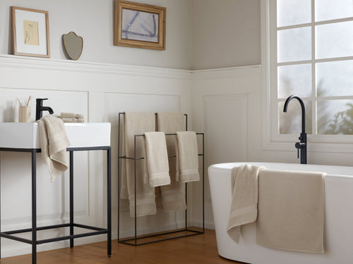 2+2 Classic Turkish Cotton Bath Bundle - Bone - Image 2