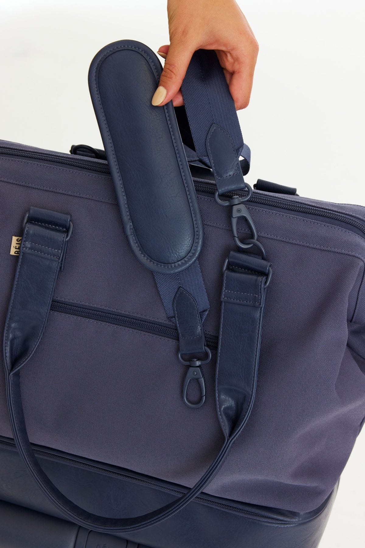 Resale The Convertible Mini Weekender in Navy - Image 11