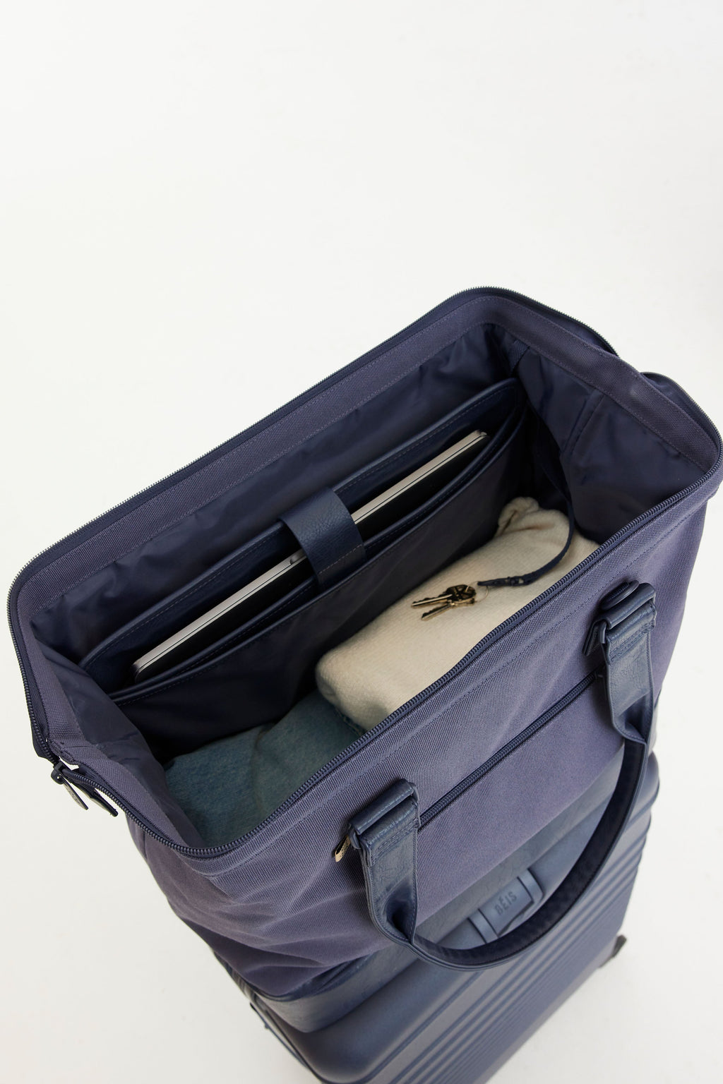 Resale The Convertible Mini Weekender in Navy - Image 10