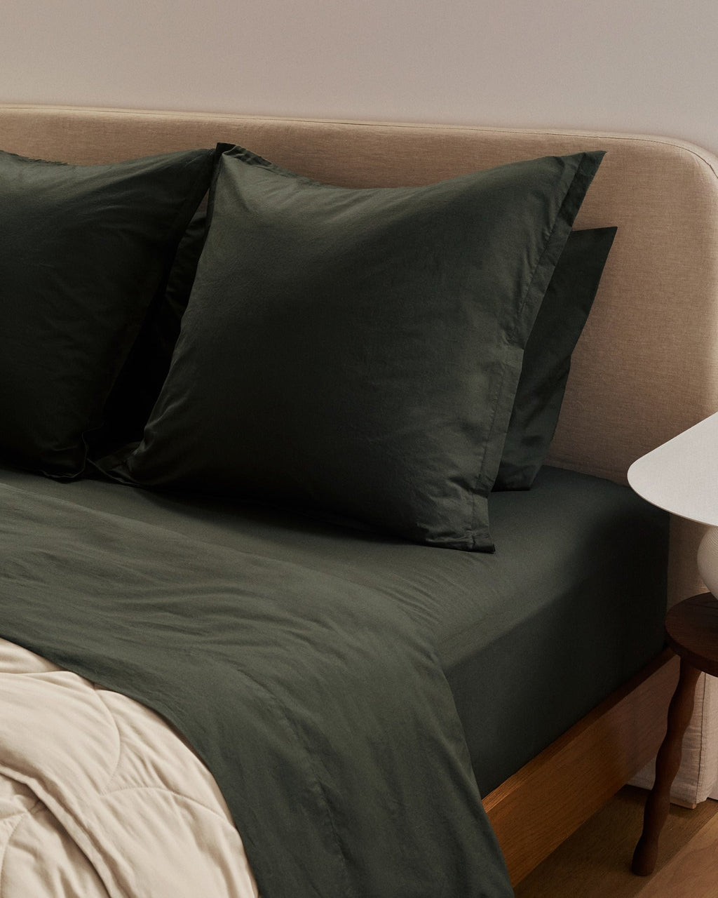 Percale Euro Sham (Evergreen) - Image 2