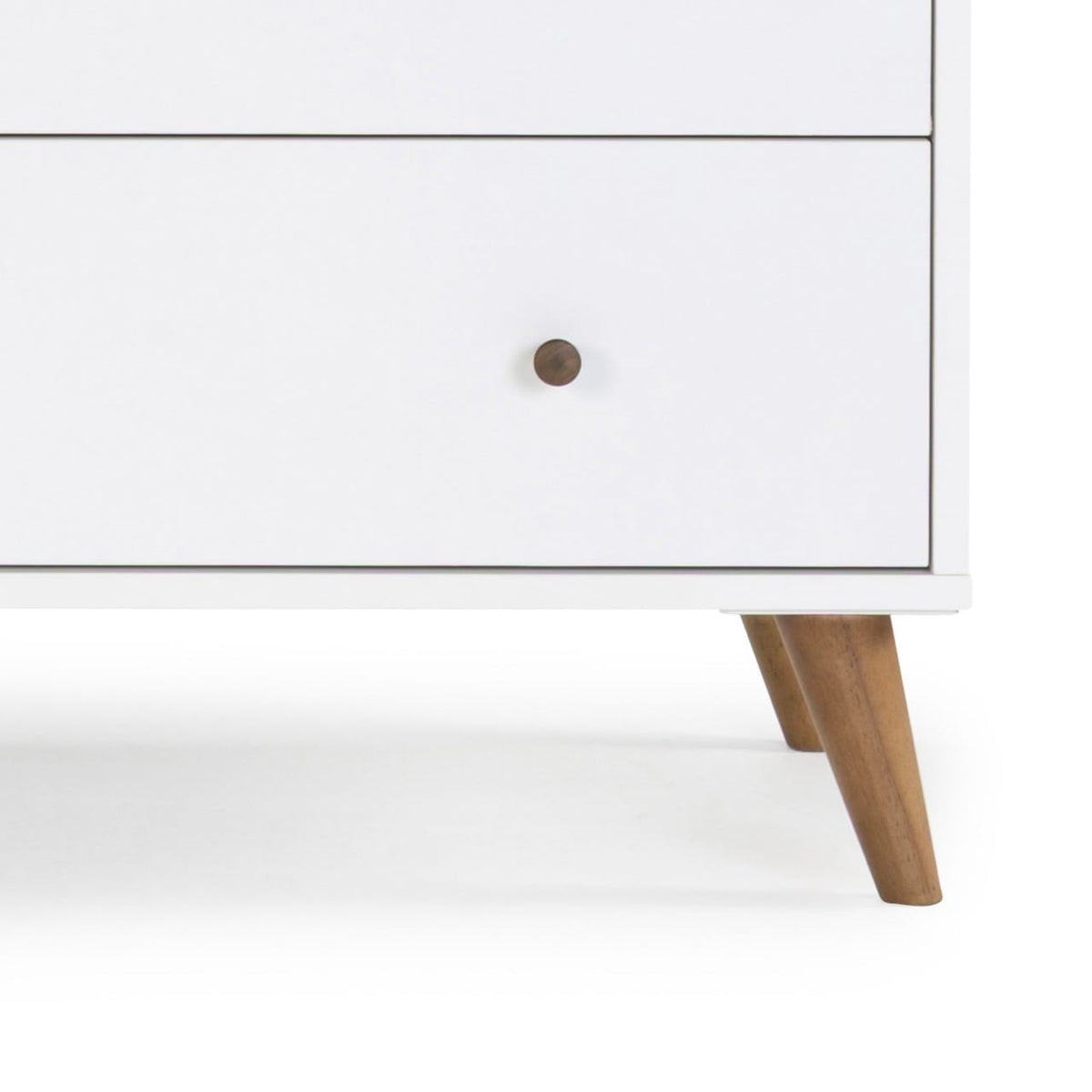 Dadada Austin 5-Drawer Dresser - White / Walnut Oak - Image 4