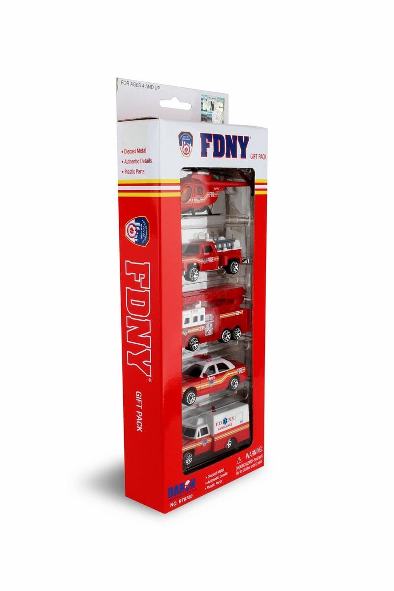 Daron Toys FDNY 5 Piece Vehicle Gift Set - Image 4