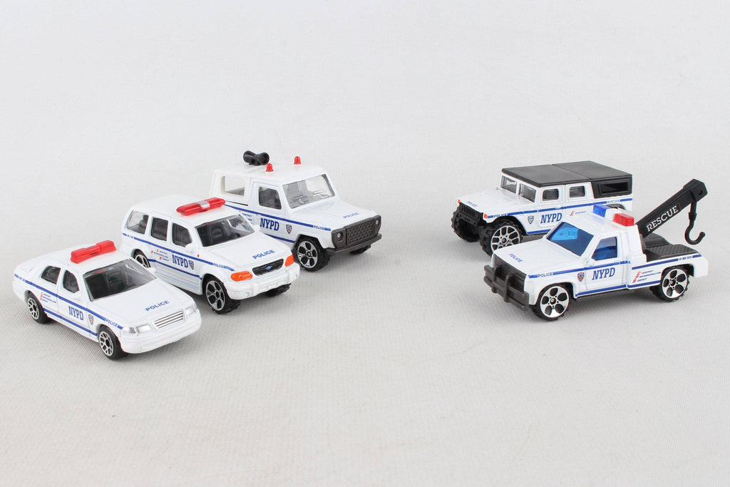 Daron Toys NYPD 5 Piece Toy Car/Truck Gift Set - Image 3