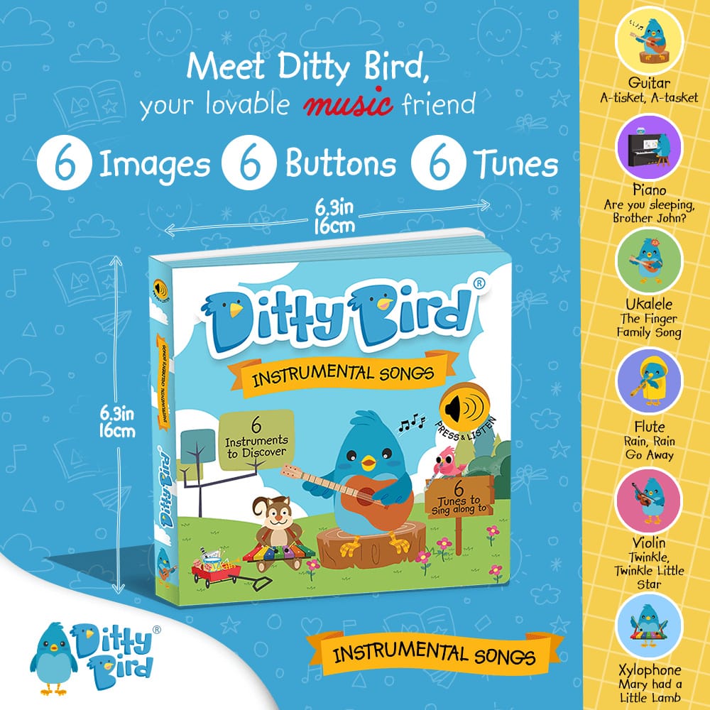 Ditty Bird Musical Books - Instrumental Songs - Image 3