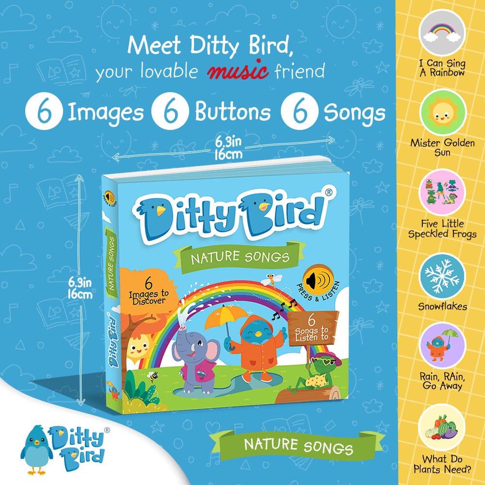 Ditty Bird Musical Books - Nature Songs - Image 3