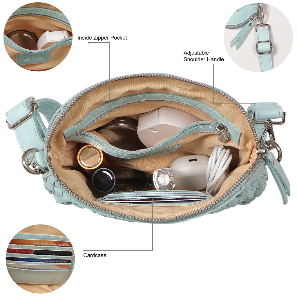 Coast Leather Crossbody Bag - Image 19
